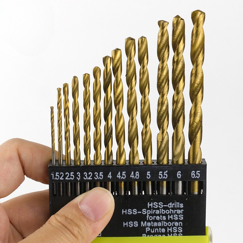 Home Improvement Center - 13PCS 고속철강 드릴 비트 세트, 유리,