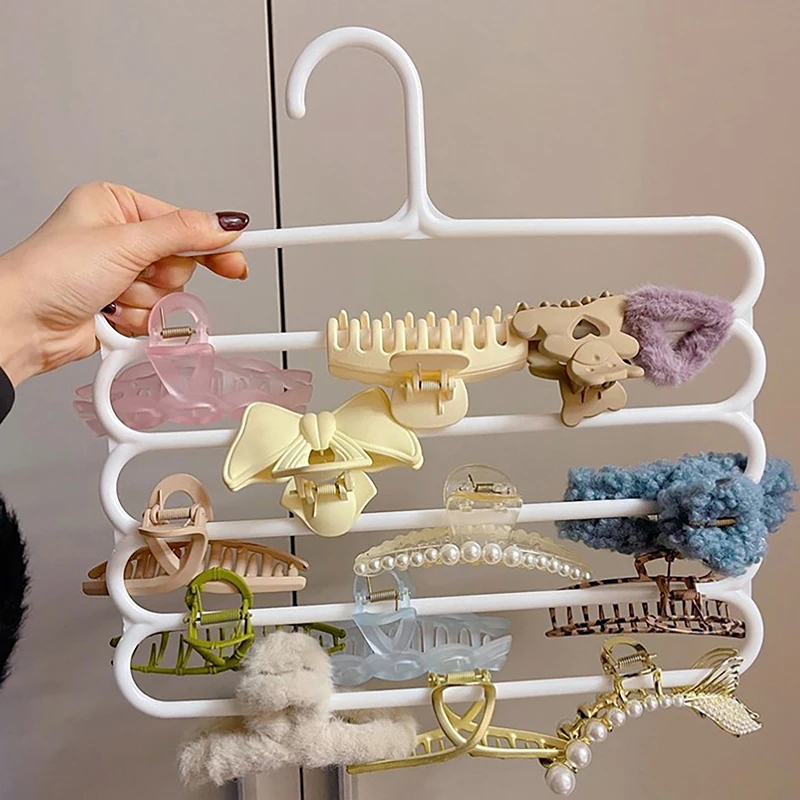 Wall Anchor Plastic - 5단 헤어 클로 보관 랙 정리대