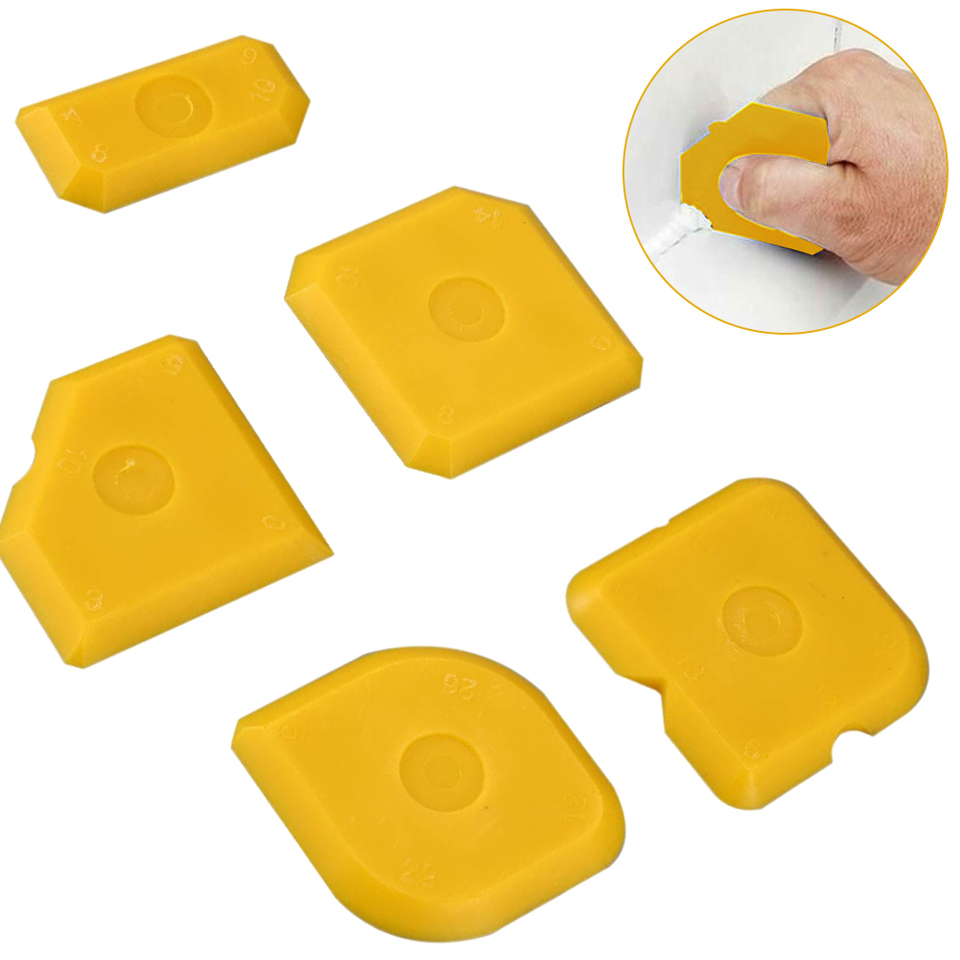 5 pcs 실리콘 적용자 스크레이퍼 실란트 부드러운 제 - Home Improvement Services 리뷰 및 가격