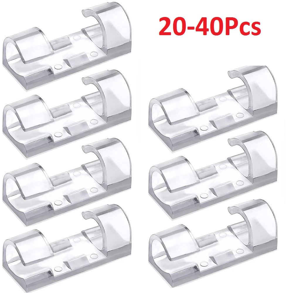 40PCS 케이블 주최자 클립 케이블 관리 와이어 관리 - Wall Anchor Plastic 리뷰 및 가격