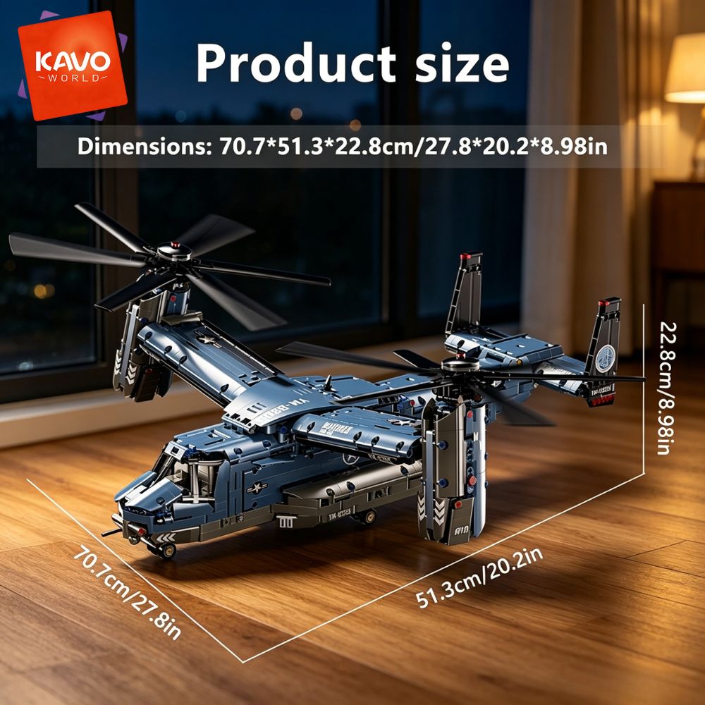 카보월드 1486PCS V-22 오스프리 틸트로터 항공 - Home Improvement Expo 리뷰 및 가격